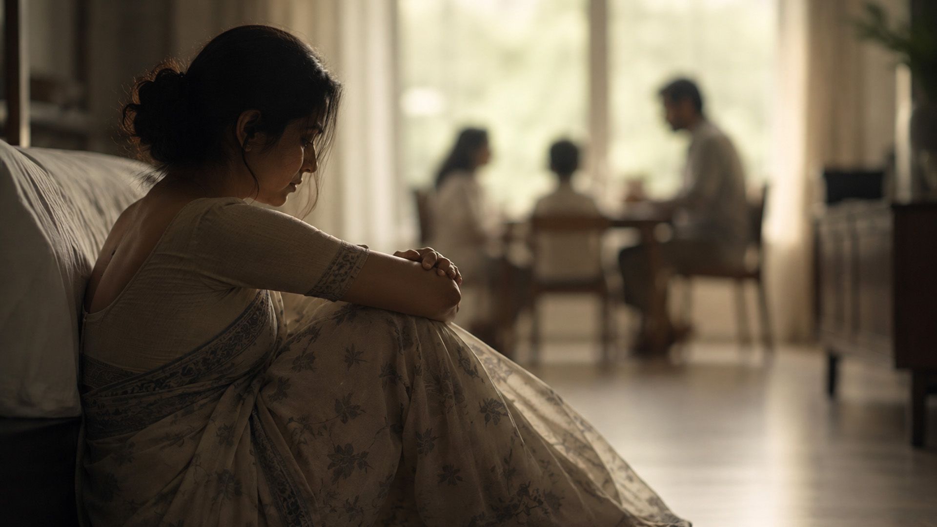 একই ছাদের নিচে, অথচ দুজনের পৃথিবী আলাদা